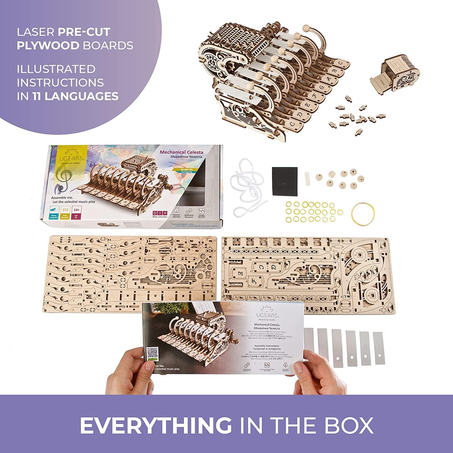 Celesta 3D Mechanical Puzzle - - مراجعة Celesta Musical Instrument وسعره