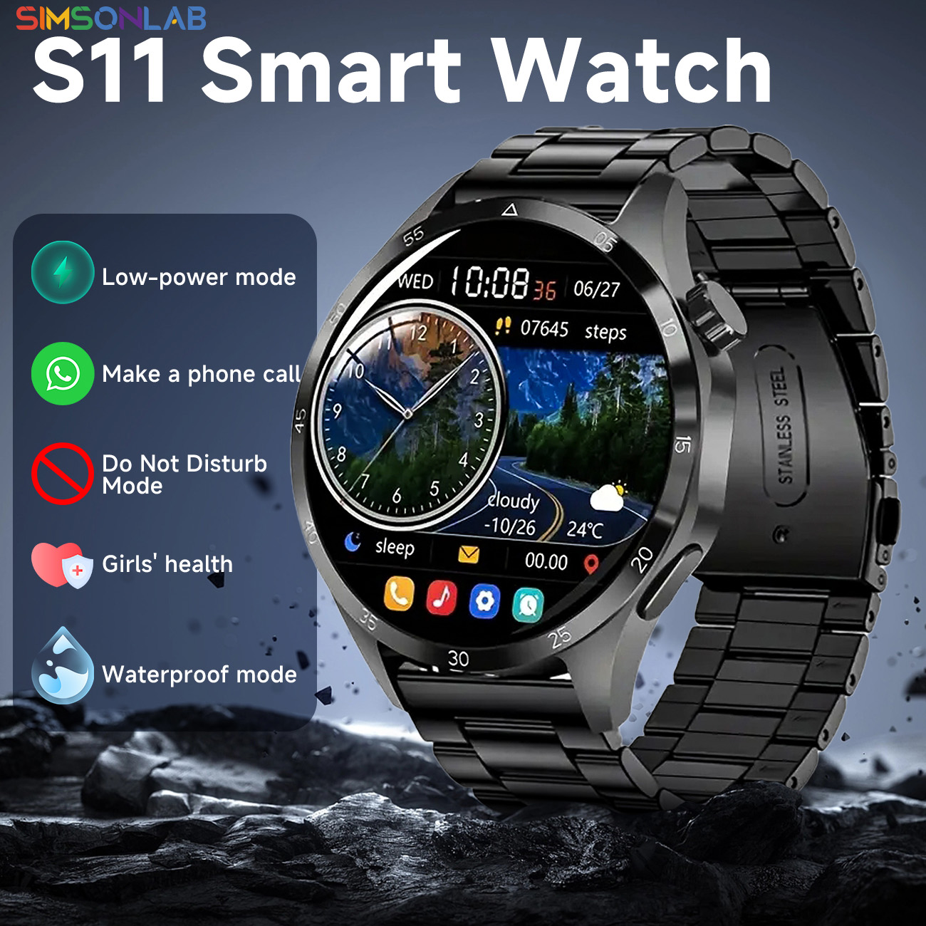 New Smartwatch Android IOS 1.5 - مراجعة Musical Instrument Japanese وسعره