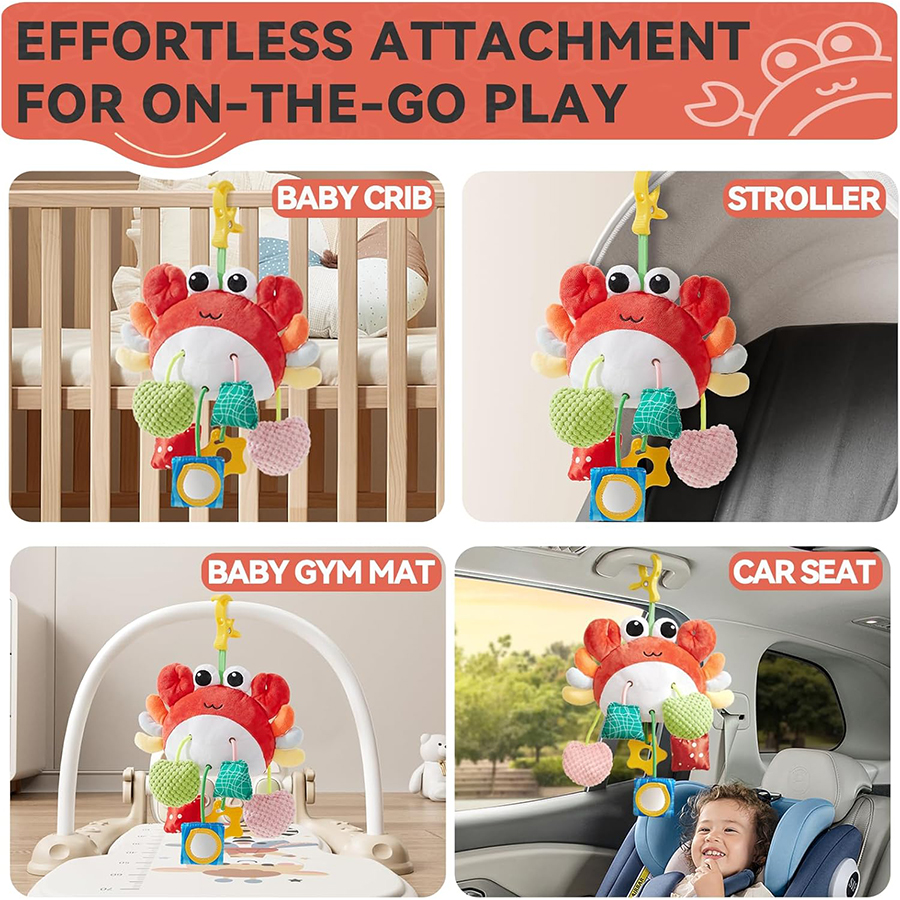 Baby Car Seat Toy, Baby Toys 0 - مراجعة Musical Instrument Rattle وسعره
