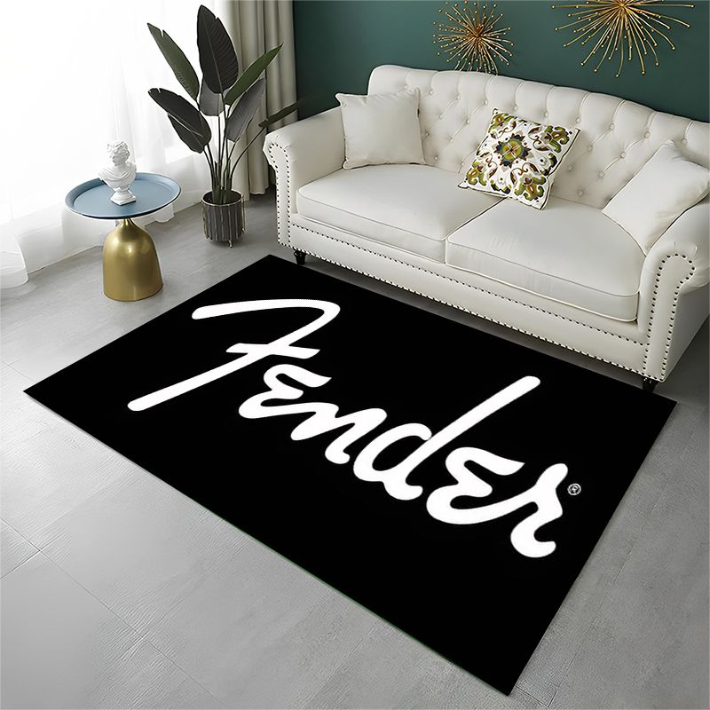 Retro Fender Guitar Logo Instr - مراجعة Musical Instrument Logo وسعره