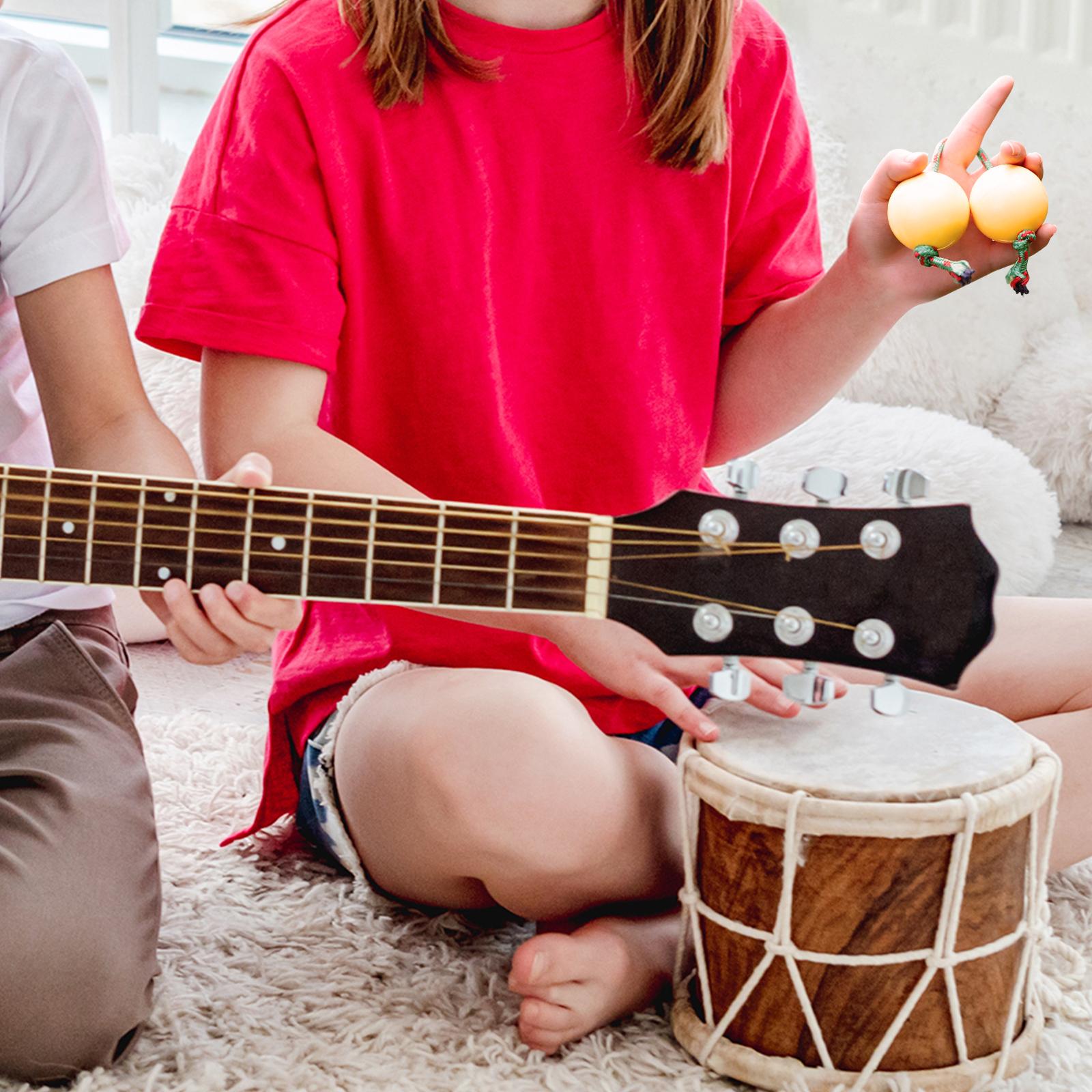 1 Pair ABS Rhythmic Sand Ball  - مراجعة Musical Instrument Rattle وسعره