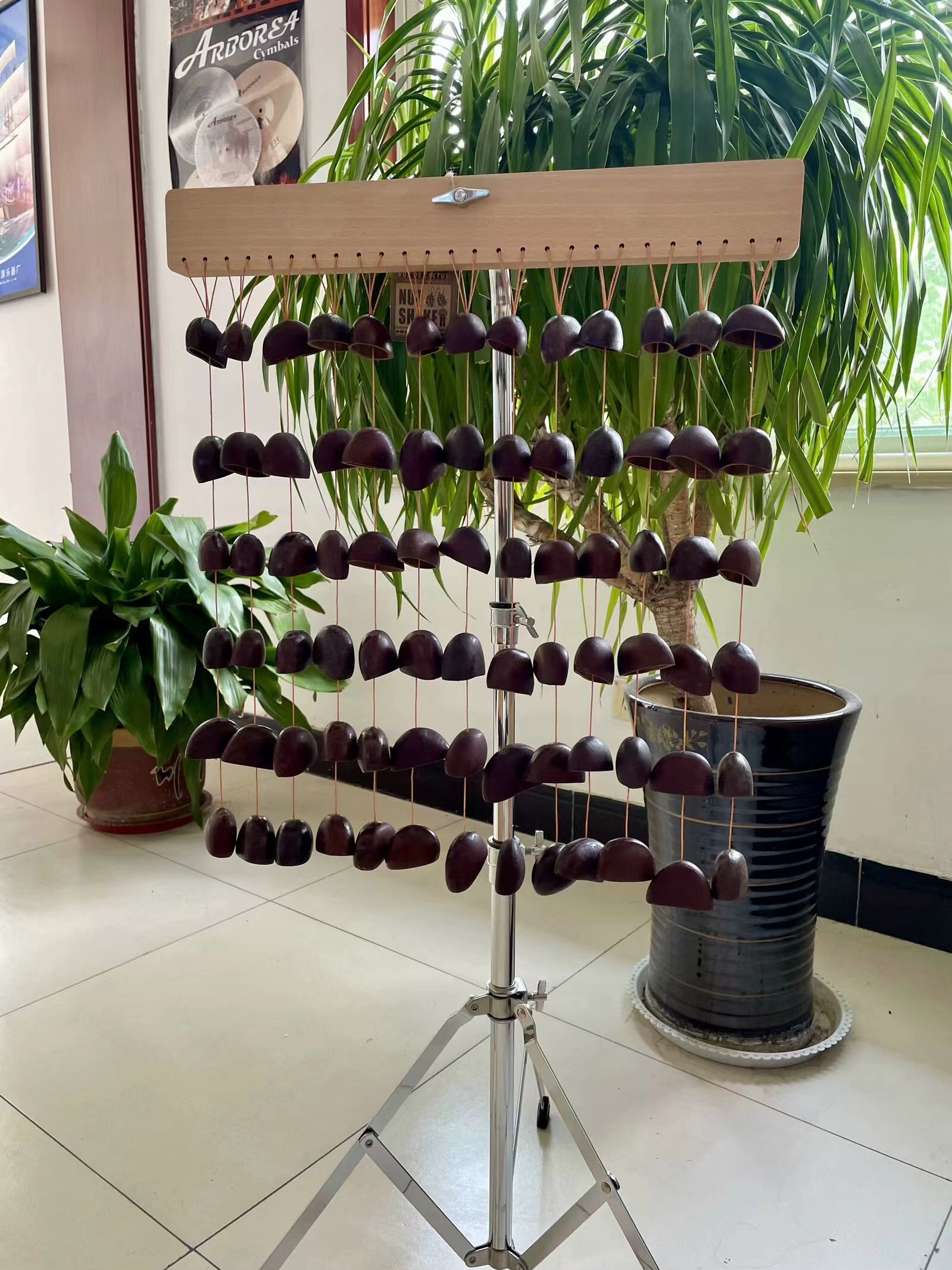 Fruit Shell Meditation Chimes  - مراجعة Musical Instrument Rattle وسعره