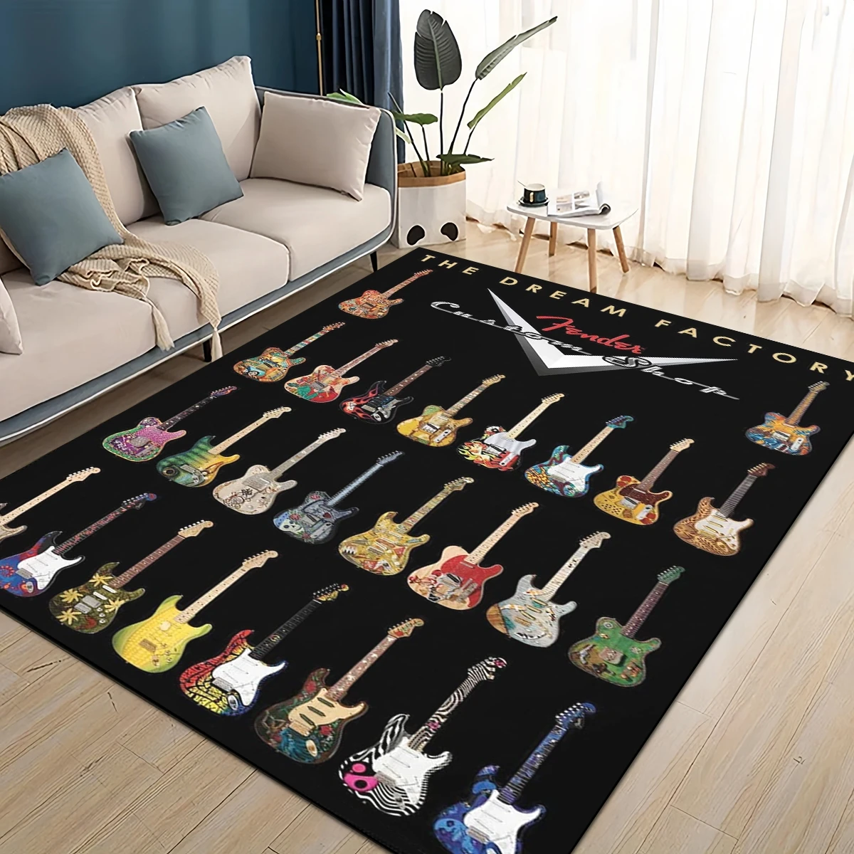 3D Retro Fender logo Guitar In - مراجعة Musical Instrument Logo وسعره