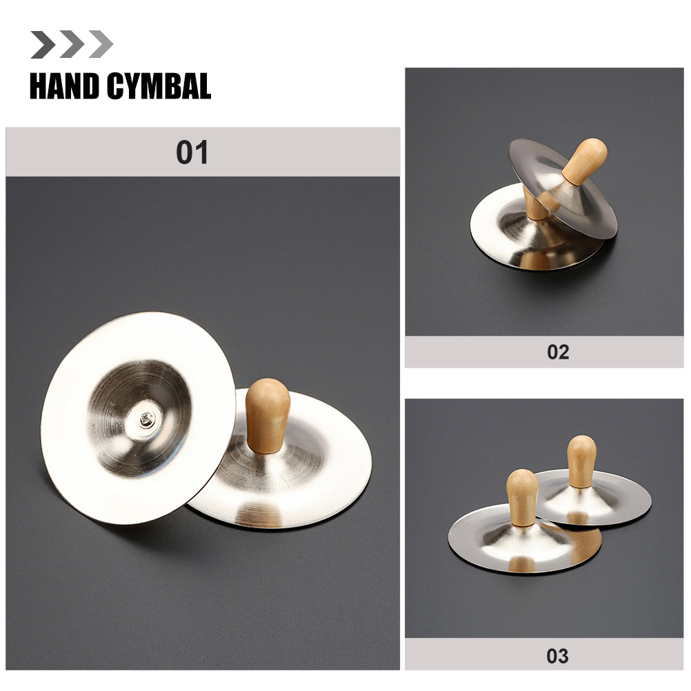 2Pcs Copper Finger Cymbals Han - مراجعة Musical Instrument With Hand وسعره
