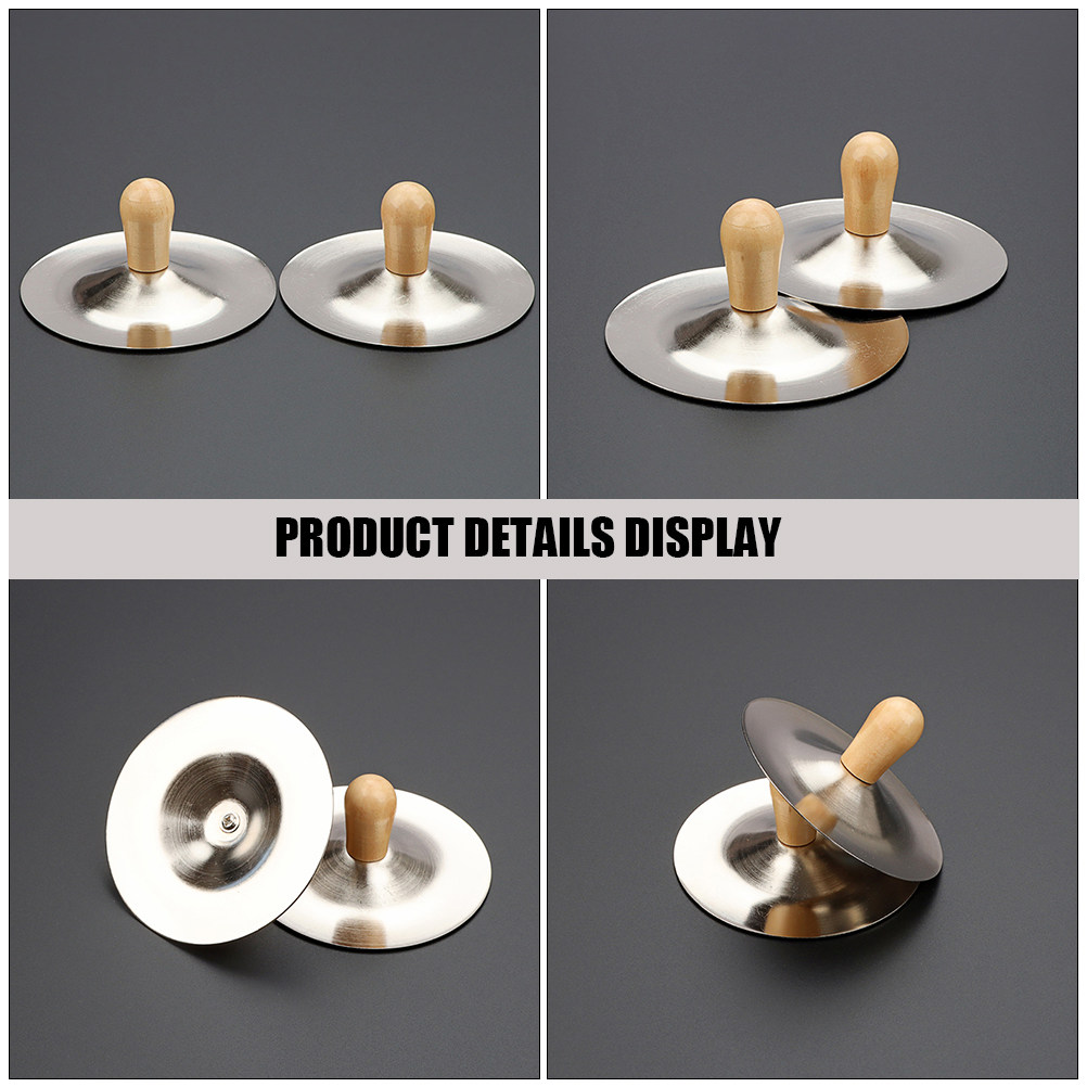 2Pcs Copper Finger Cymbals Han - مراجعة Musical Instrument With Hand وسعره