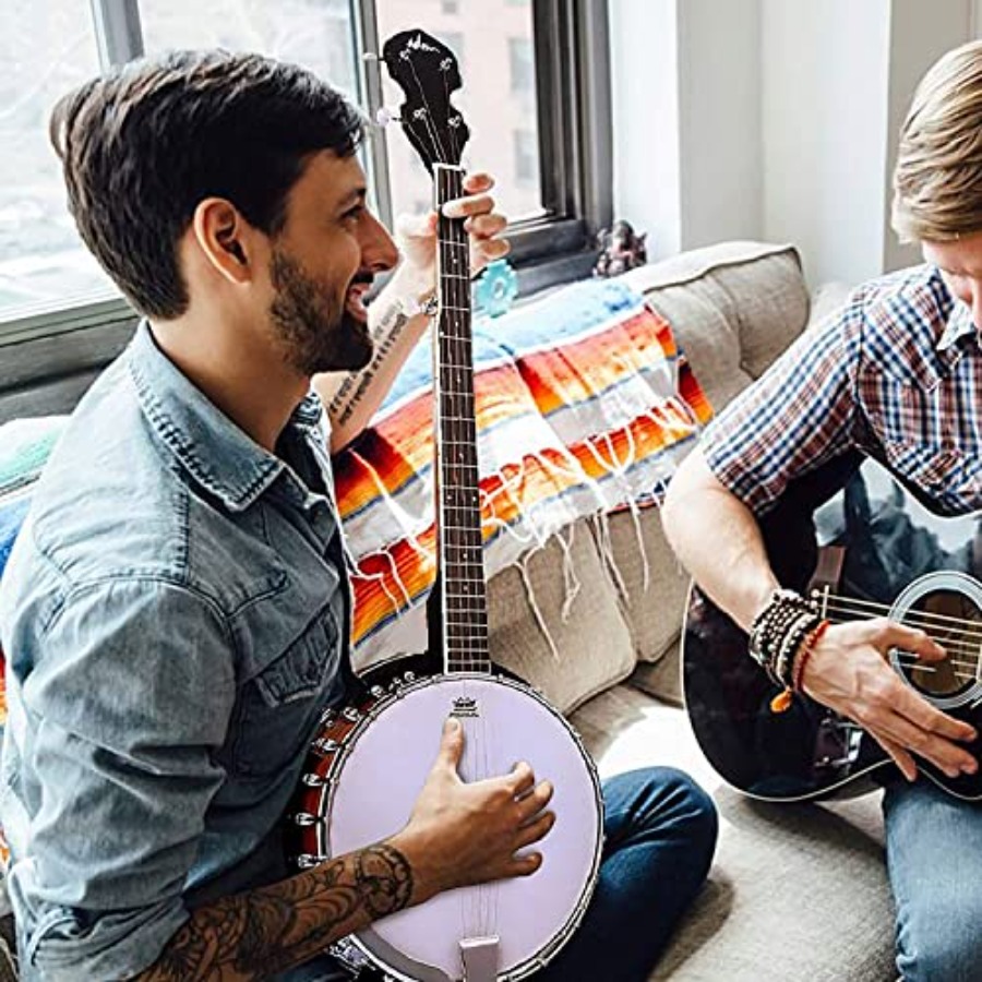 Beginner banjo kit for adults  - مراجعة Banjo 5 String Open وسعره