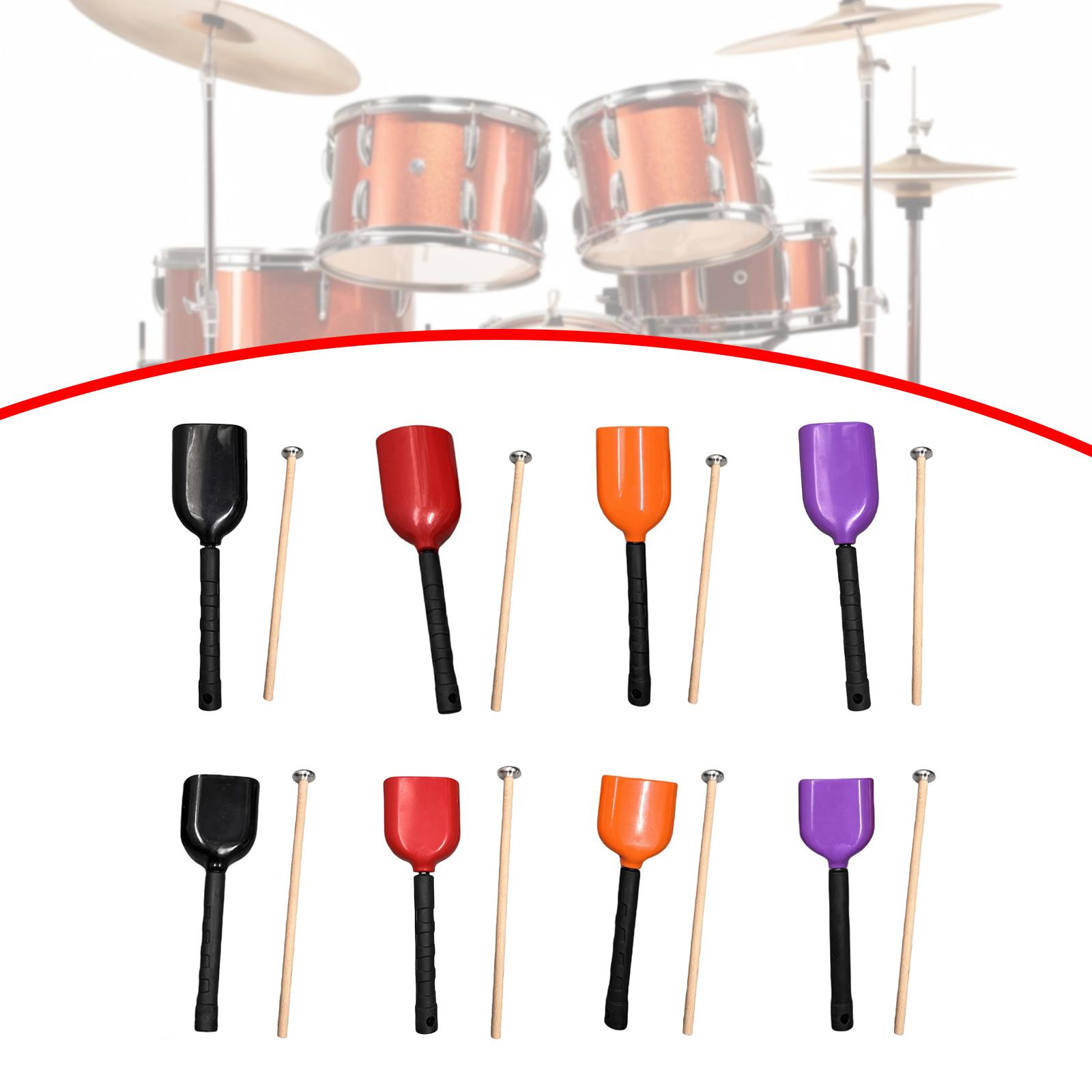 Cowbell with Mallet Cheering B - مراجعة Musical Instrument With Hand وسعره