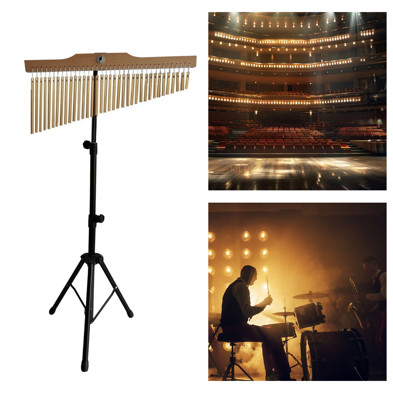 25-36 Bar Chimes Percussion In - مراجعة Celesta Musical Instrument وسعره