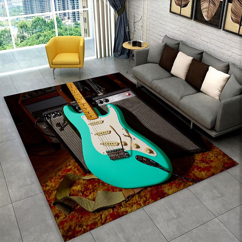 Retro Fender Guitar Logo Instr - مراجعة Musical Instrument Logo وسعره