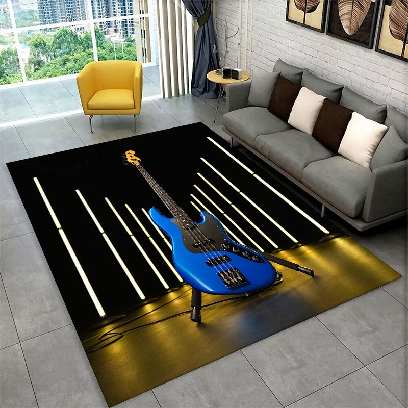 Retro Fender Guitar Logo Instr - مراجعة Musical Instrument Logo وسعره