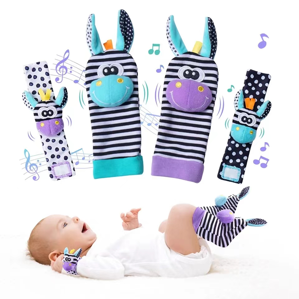 Baby Infant Wrist Rattle Socks - مراجعة Musical Instrument Rattle وسعره