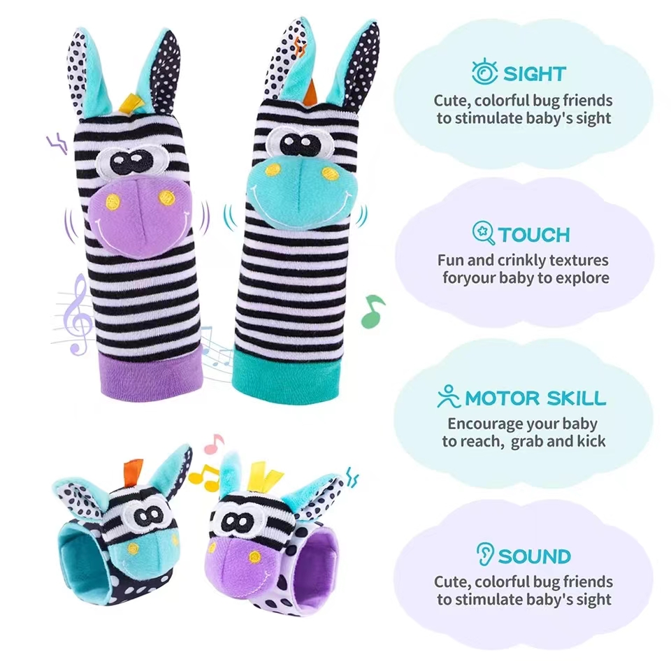 Baby Infant Wrist Rattle Socks - مراجعة Musical Instrument Rattle وسعره