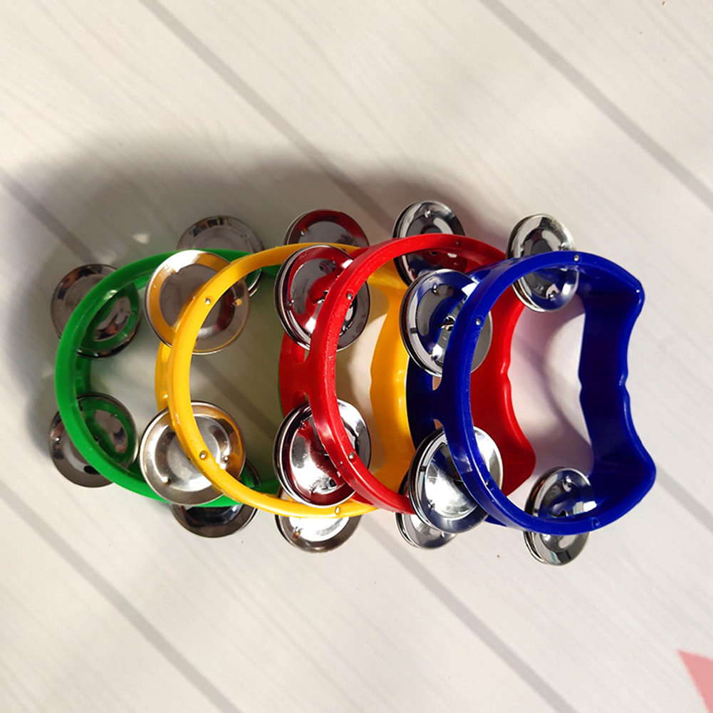 4pcs Tambourine Jingles Rattle - مراجعة Musical Instrument Rattle وسعره