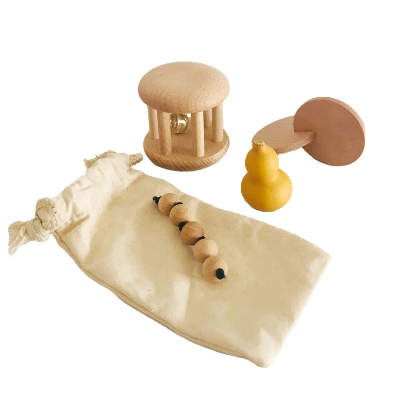 Montessori Wood Bell Rattle In - مراجعة Musical Instrument Rattle وسعره