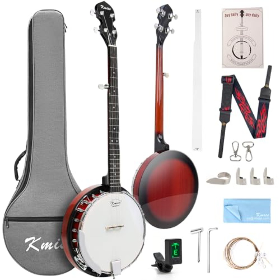 5 String Banjo Full Size 38 In - مراجعة Banjo 5 String Open وسعره