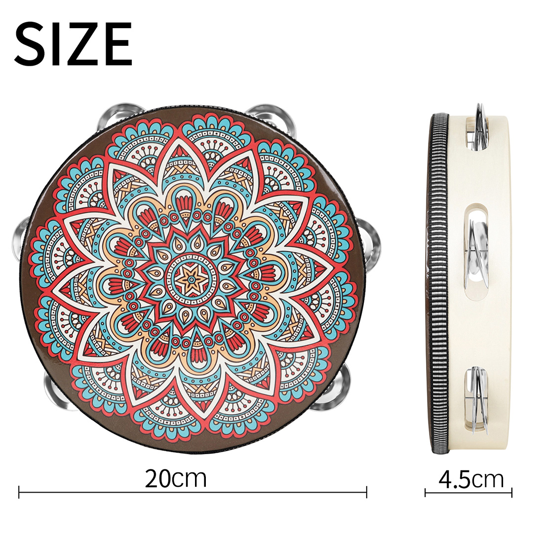 IRIN 8Inch Single Row Ancient  - مراجعة Musical Instrument With Hand وسعره