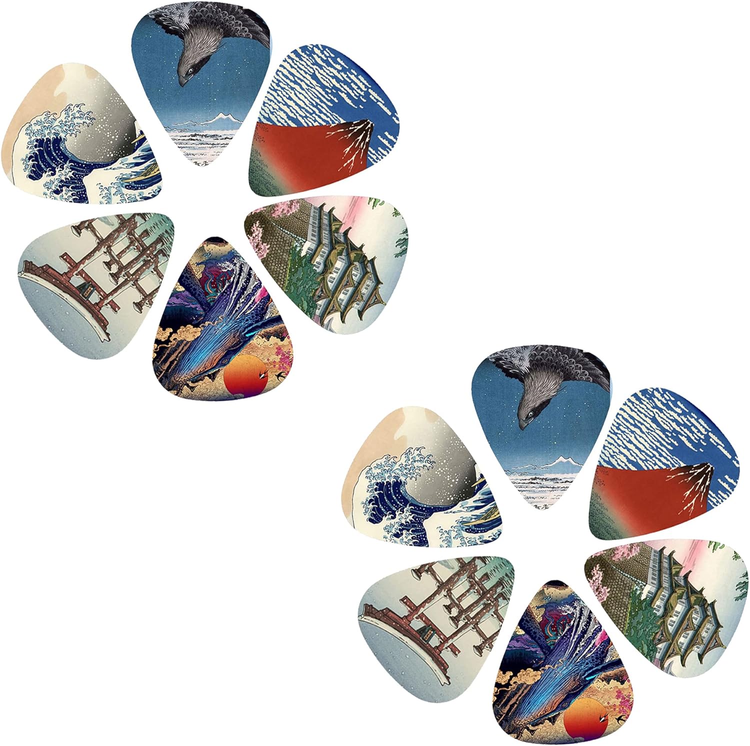 New 12pcs/set  Guitar Picks -  - مراجعة Musical Instrument Japanese وسعره