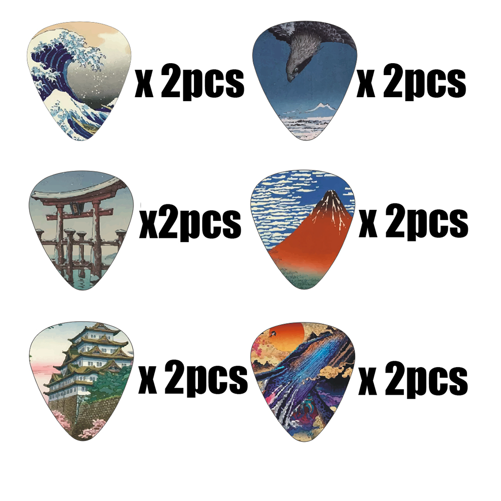 New 12pcs/set  Guitar Picks -  - مراجعة Musical Instrument Japanese وسعره