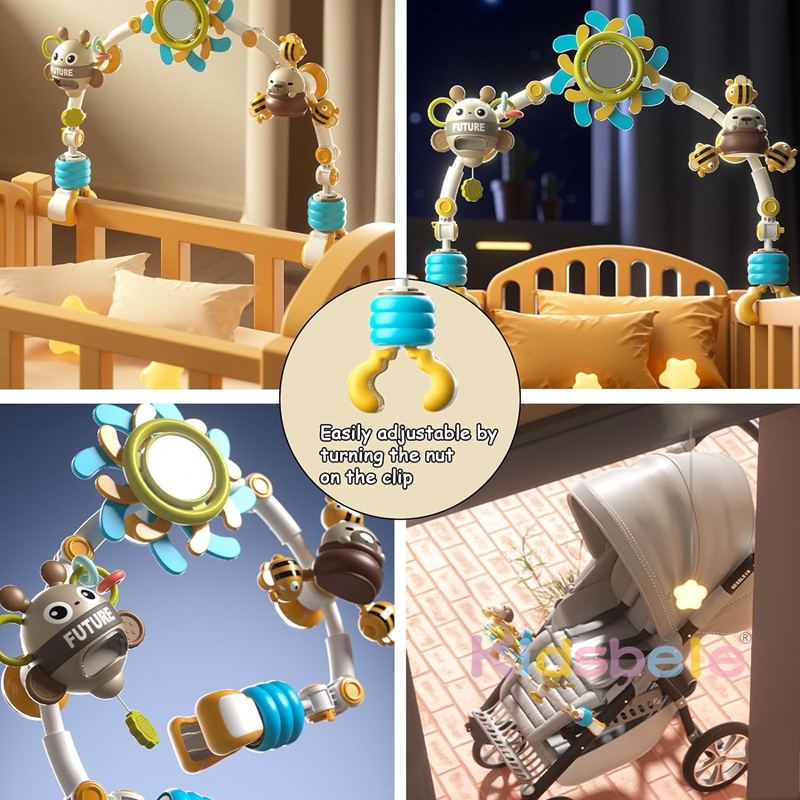 Baby Cot Mobile with Hanging T - مراجعة Musical Instrument Rattle وسعره