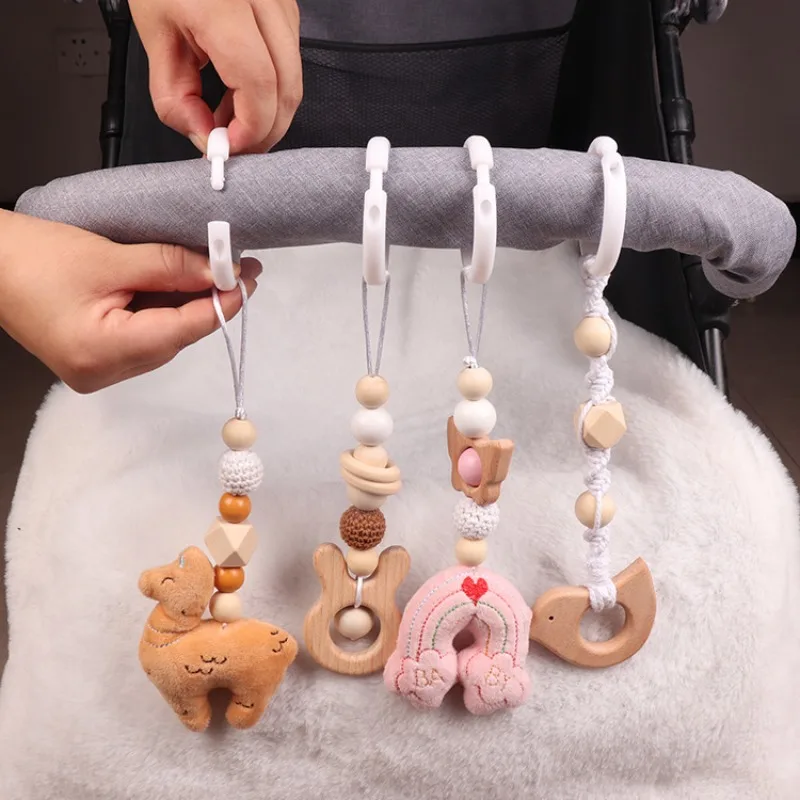 6Pcs Wooden Baby Toys Wooden B - مراجعة Musical Instrument Rattle وسعره