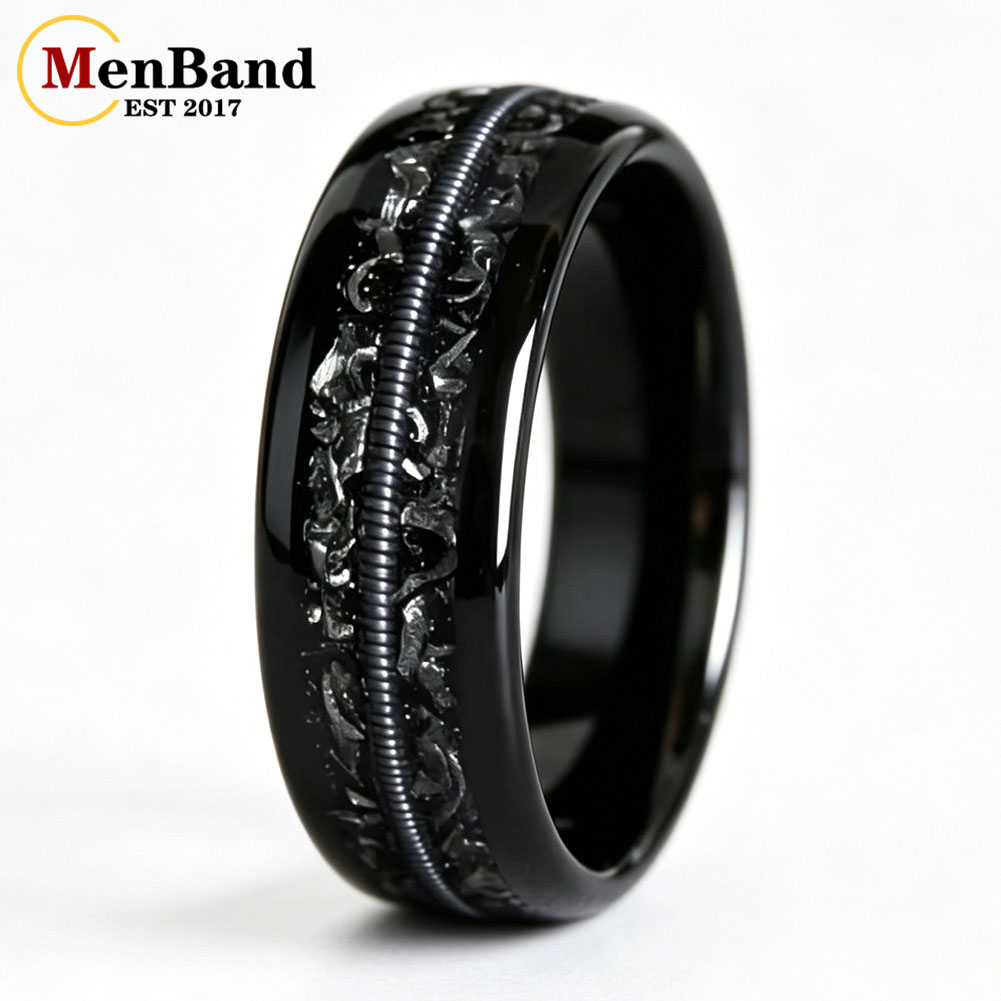 Dropshipping New 8mm Black Met - مراجعة Musical Instrument Logo وسعره