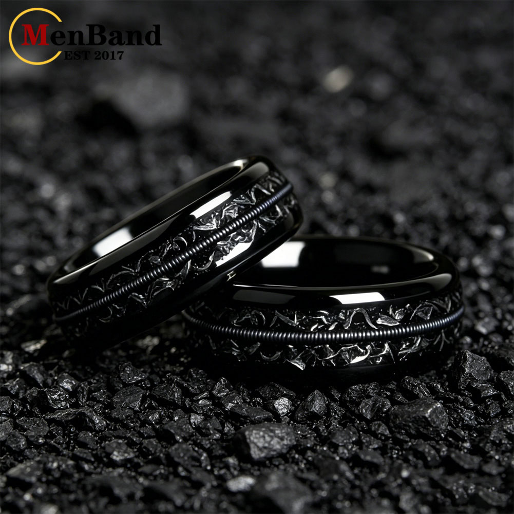 Dropshipping New 8mm Black Met - مراجعة Musical Instrument Logo وسعره