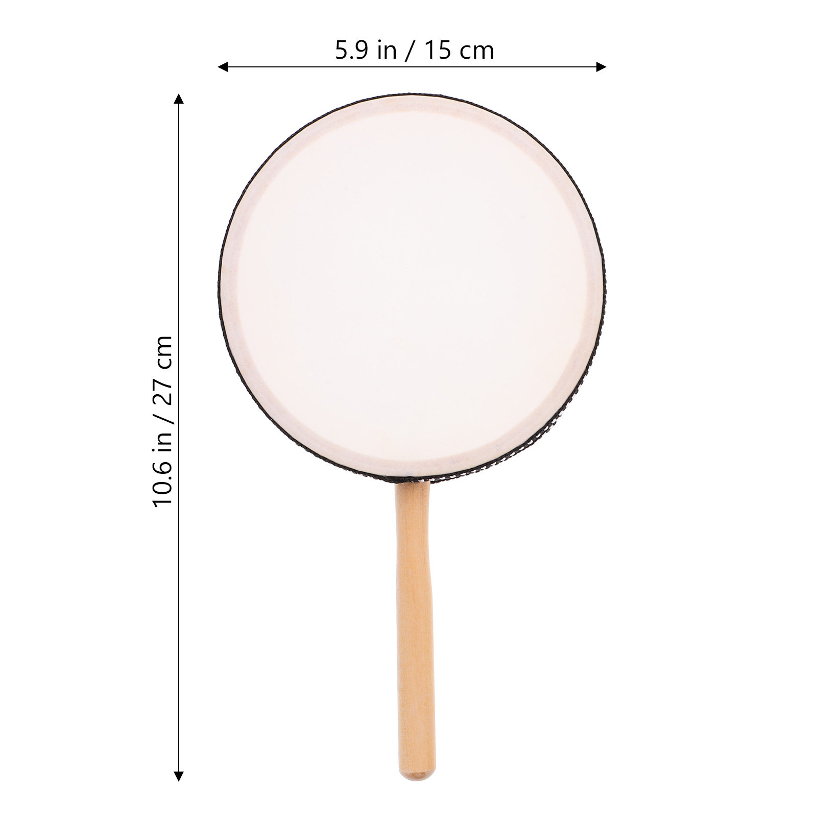 1Set Hand Drum Wooden Hand Dru - مراجعة Musical Instrument With Hand وسعره