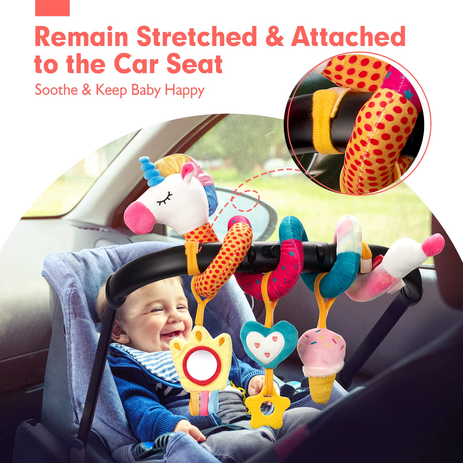 Car Seat Toys for Babies Rattl - مراجعة Musical Instrument Rattle وسعره