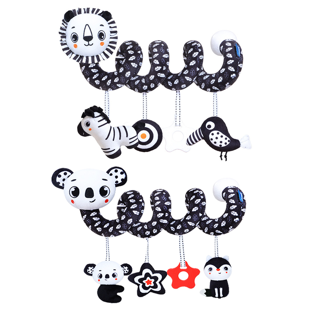 Baby Plush Spiral Hanging Toys - مراجعة Musical Instrument Rattle وسعره